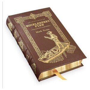 The Easton Press Adventures of Huckleberry Finn Leather Bound Book Mark Twain